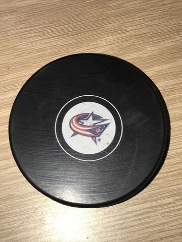Columbus Blue Jackets NHL Team Logo Autograph Souvenir Hockey Puck Cover