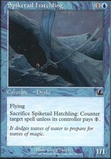 4x T-Chinese Spiketail Hatchling ~ Near Mint Prophecy Foreign MTG Magic x4 4 Ult