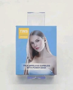 TWS Unisex Adult’s Power Bank True Wireless Earbuds CA4 Black BTH-F9-5 - Picture 1 of 3