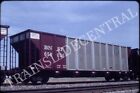 Original train slide BNSF Burlington Northern Santa Fe hopper 650636, 2000