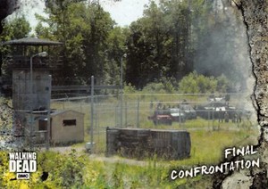 Walking Dead Road To Alexandria BASE Trading Card #53 / FINAL CONFRONTATION