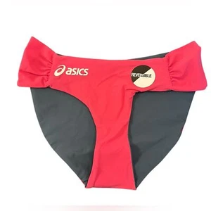 ASICS Kaitlyn Bikini bottom made in Italy NWT Large available pink gray - Picture 1 of 9