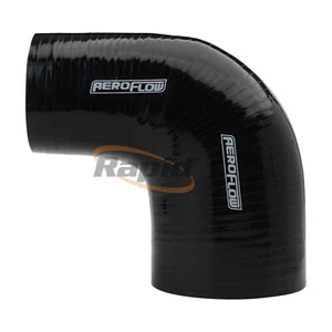 Aeroflow AF9203-125-100 - 90° Silicone Hose Reducer Black 1-1/4"-1" (32-25mm ID) - Picture 1 of 11