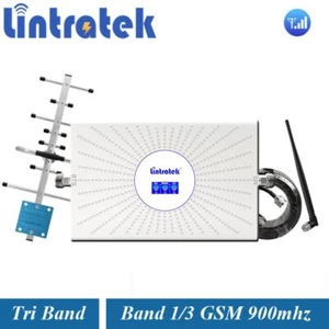 900/1800/2100MHZ Signal Booster LE GSM Cell Phone Repeater Band1/3/8 Amplifier - Picture 1 of 10