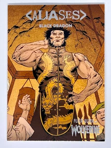2023 Fleer Ultra Wolverine Aliases Wolverine Black Dragon A-16 - Picture 1 of 2
