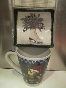 TAZA OSO DE PELUCHE Y TAPETE DE ESPECIAS PERFUMADO ~ JUEGO DE 2 PIEZAS - Imagen 1 de 3
