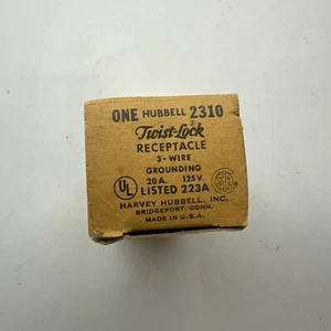 Hubbell 2310 Presa Twist-Lock - Foto 1 di 2