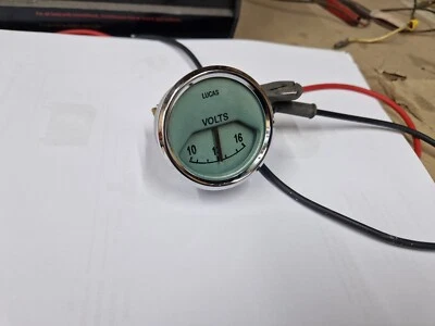 MG TC  early TD  Lucas VOLT  GAUGE - Image 1 of 3