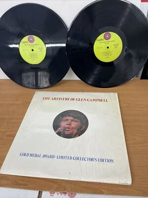 1972 Gatefold Double LP: The Artistry Of Glen Campbell VG+ Vinyl Capitol Shrink - Image 1 of 4