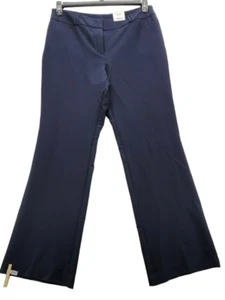Alfani Women's Size 14L Solid Boot-Cut Dress Pants Navy P260 - Picture 1 of 7