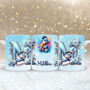 Taza I-Aah Burro Letra con Nombre Personalizable, Regalos, Winnie Puuh - Imagen 1 de 9