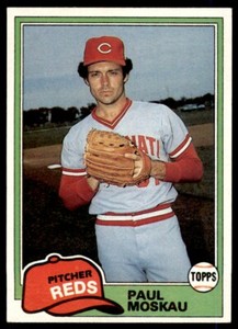 1981 TOPPS PAUL MOSKAU . CINCINNATI REDS #546