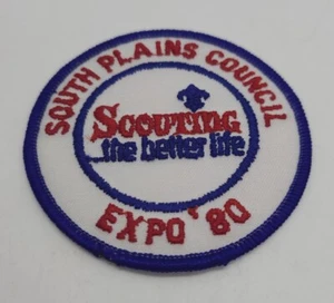 Toppa 1980 Expo South Plains Council Scouting the better life Cub Scouts - Foto 1 di 3