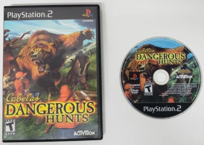 Cabela's Dangerous Hunts (Sony PlayStation 2, 2003) Disc and Case No Manual - Image 1 of 4