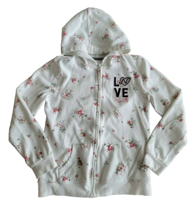 Chaqueta con capucha floral para niñas Nautica talla XL 16 Foto 1 de 4