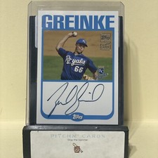 2004 Topps Series 2 Zack Greinke Rookie Autograph