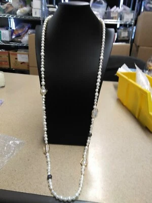 Chico's长单股项链柔软珍珠 — 第 1/3 张图片