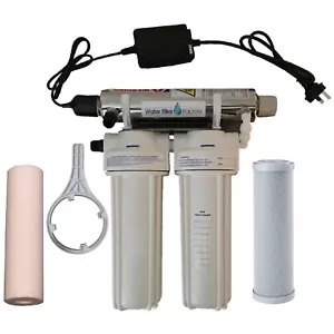 UV Rainwater Rain Water Tank Filters Sediment Carbon Ultra Violet Filter 7.5LPM - Picture 1 of 12