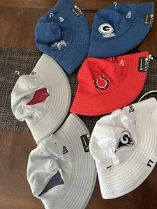 New Era NFL Training Bucket Hat Multple Teams & Sizes - Picture 1 of 23