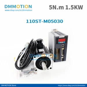Cable servomotor AC 220V 1500W 5N.M 110ST M05030 AASD 30A Driver Rs485 rs232 - Imagen 1 de 3