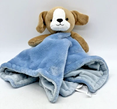 Manta de seguridad de felpa azul 13 pulgadas 2020 Carters Puppy Dog Lovey Foto 1 de 4