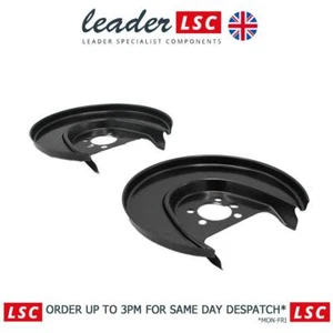 2x Rear Brake Disc Dust Shields Splash Panels Skoda Fabia 99 to 08 NEW 6Q0615611 - Picture 1 of 12