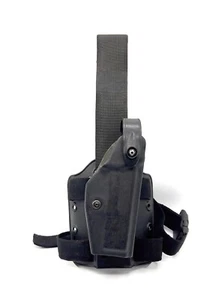 SAFARILAND Beretta 92 96 Leg Holster BLACK Double Strap 6004-73 M9 - Picture 1 of 6