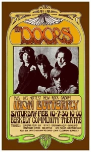 Doors, The - At Berkley - 1968 - Reprint by Bob Masse - 16 X 23 - Picture 1 of 6