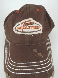 Cappello berretto baseball Team Realtree marrone arancione invecchiato vestibilità perfetta - Foto 1 di 8