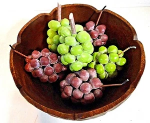 Set 6 Realistic Looking RED & GREEN GRAPES Bundles Decor  - Picture 1 of 4