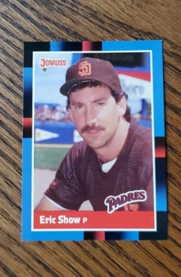 1988 Eric Show Donruss Baseball Card #387 - Image 1 of 2