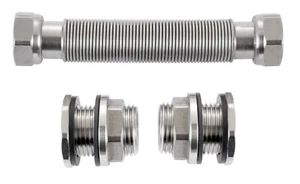 RAINPAL RBLSS5 Kit collegamento collegamento barile antipioggia acciaio inox - Foto 1 di 7