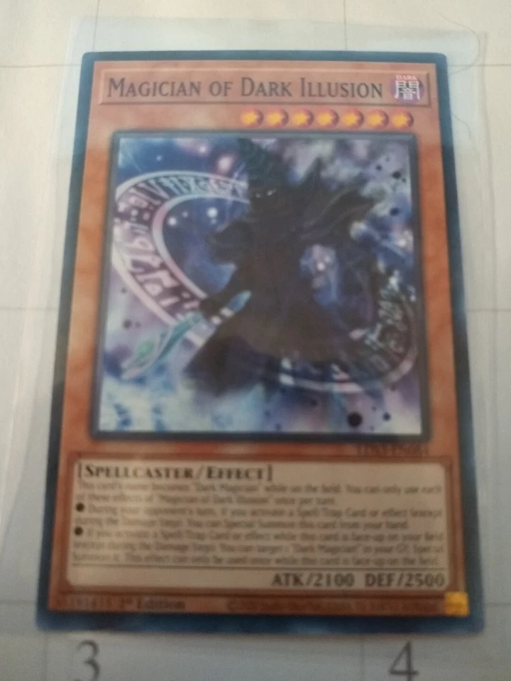 YU-GI-OH! Magician of Dark Illusion. LDS3-EN084 1st Edition Card. TCG CCG Yugioh - Image 1 of 2