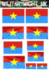 FIGURAS ESCALA 1/32 - 1/35 BANDERAS VIETCONG VIETNAM GUERRA DIORAMA MODELO - Imagen 1 de 1