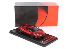 BBR Ferrari 296GTB Rosso Imola Carbon Wheels BBRC264B1 1:43*New! NICE! - Picture 1 of 3