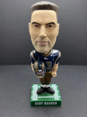 Kurt Warner St. Louis Rams Bobblehead NFL Hardees Fotoball Promo 2002 Cover