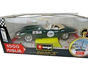 Burago Maßstab 1:18 Diecast 3216 - 1961 Jaguar E Type Cabriolet Miglia 1000 - Bild 1 von 8