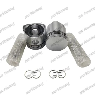 3PCS 3D75-1 3T75 3T75HL Flat Bottom Piston2 Flatx2x4mm YM121500-22090 For Yanmar - Image 1 of 4