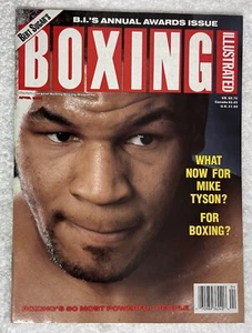 BOXING ILLUSTRATED APRIL 1992 MIKE TYSON COVER NEWSSTAND EDITION - Picture 1 of 21