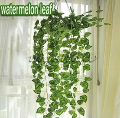 Artificial Trailing Ivy Leaf Garland Plants Foliage Flowers Garden Pot Outdoor - Image 1 of 4