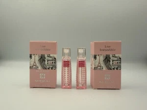 2x GIVENCHY Live Irresistable 2x 3ml Travel Size New In Box - Picture 1 of 3