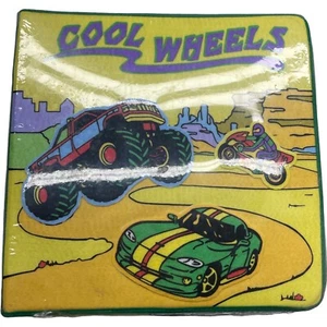 Vintage NOS Rare Factory Sealed 2001 Soft Play Felt Book Playset Cool Wheels - Picture 1 of 4