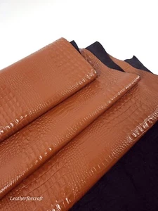 Arganöl Patent Kroko Alligatorleder geprägte Textur erstaunliches Relief 2018 v2 - Bild 1 von 3