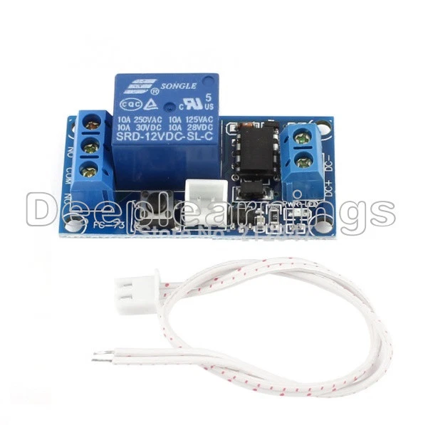 NEW 12V 1 Channel Latching Relay Module with Touch Bistable Switch MCU Control - Image 1 of 1