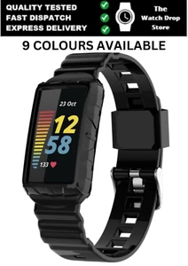 Für Fitbit Charge 3 / 4 / 5 Ersatz Smart Watch Armband Abdeckung Etui - Bild 1 von 19