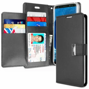 Mercury Goospery Rich Diary Wallet Case for Galaxy S21+ (6.7") - Black - Photo 1 sur 1