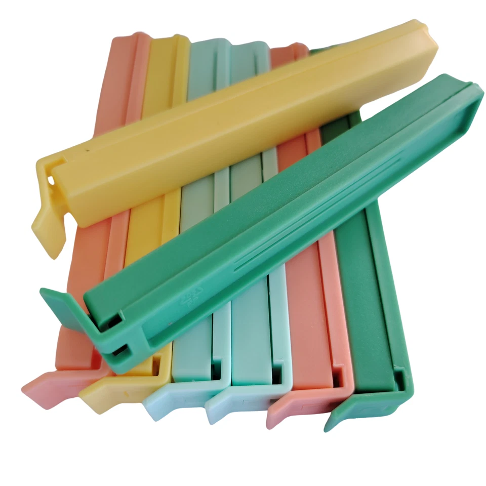 New 8 Pcs Medium Bag Clip Sealing Chip Clip Seal Kitchen Storage Food Snack - Image 1 of 4