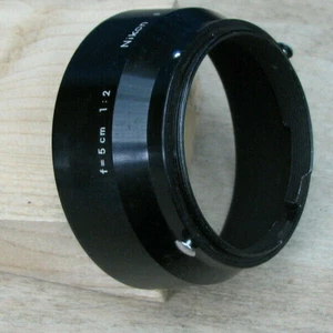 original nikon F lens hood for 5cm f2 lenses 52mm clip in - Picture 1 of 4