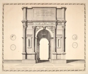 Mortier - Arcus Imperatoris Titi 1704 Rome Ancienne et Moderne Arch of Titus - Bild 1 von 7