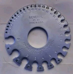 General #21 Vintage Standard Wire Gage 0 - 36 🇺🇸 USA NOS - Picture 1 of 4